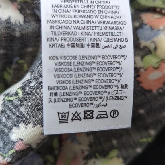 Boden Crew Neck Fit-and-Flare Dress Black, Wild Cluster - Picture 13 of 16